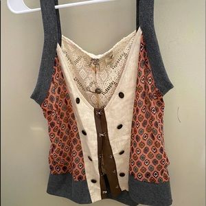 Small BKE button vest